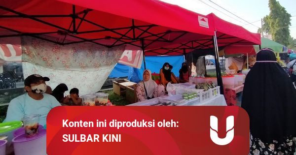  Penjual Sayuran  dan Sembako di Polman Beralih Jualan 